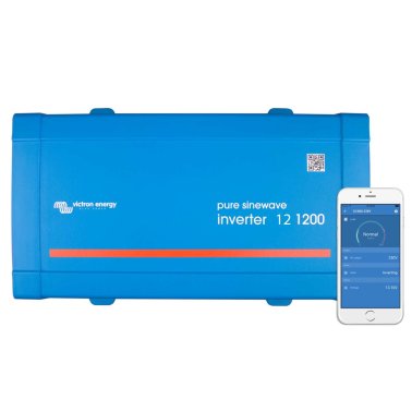 Victron Energy 12/1200 VE.Direct Inverter onda sinusoidale pura 12V 1200VA / 850W Schuko