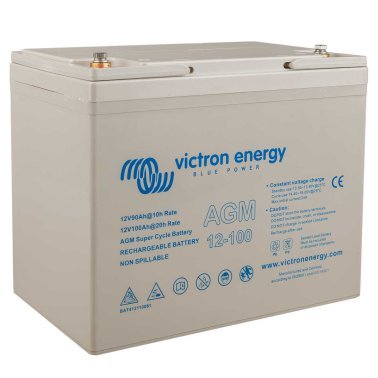 Batteria 12V 100Ah AGM Super Cycle Victron Energy AGM 12-100