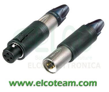 Connettore XLR 3 poli commutabile Spina / Presa