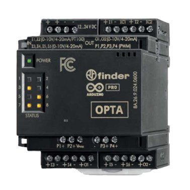 Finder 8A.26.9.024.0600A8 Modulo di espansione OPTA analogico - 6 ingressi, 2 uscite, 4 PWM