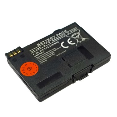 Batteria Li-Ion 3,7V 900mAh per Siemens C55/S55/M55 e Gigaset SL100/150/370/440