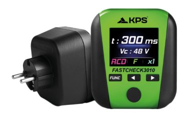 KPS FASTCHECK3010 | Tester Multifunzione Tascabile | Prova Prese | Tester Differenziali RCD | ZLoop impedenza | Armoniche e THD% | Compatibile con APP KPS FastCheck