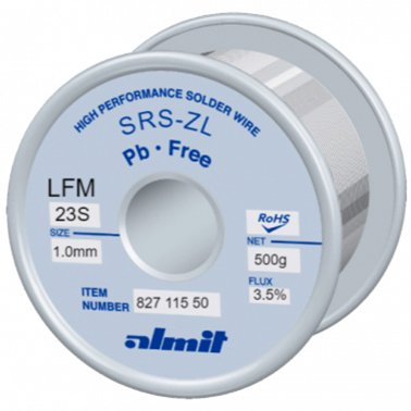 Almit 827 115 50 | Filo Lega LFM-23S SRS-ZL 1mm 0.5Kg ROL0