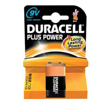 DURACELL PLUS POWER 9V 6LR61 battery