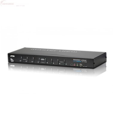 Aten CS1768 Switch KVM  DVI a 8 porte con audio e hub USB 2.0