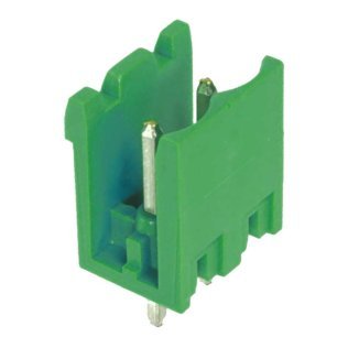 CPM5/2A Connettore Maschio da PCB 2 vie aperto passo 5mm per morsettiera sconnettibile