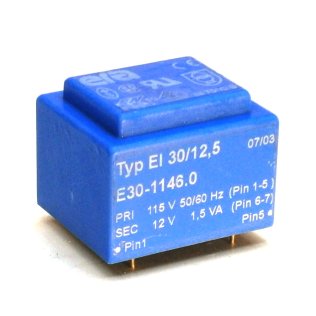 Era EI30 / 12,5 1,5VA - 115V - 12V Encapsulated Transformer
