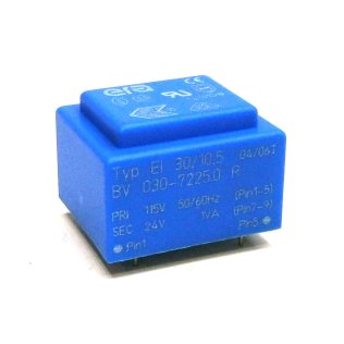 Era Encapsulated Transformer EI30 / 10.5 1VA 115V - 24V