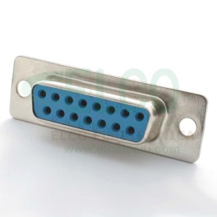 15-pin D-Sub connector Solder female