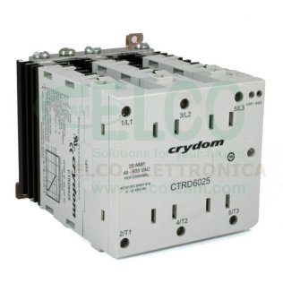 Sensata Crydom CTRD6025 Relay &#39;Static Three Phase 25A 600 VAC