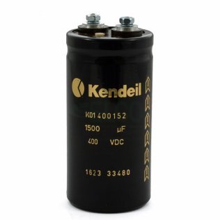 Kendeil 1.500µF 400VDC electrolytic capacitor