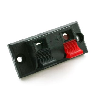 2-Pin Pressure Clamp Red Black