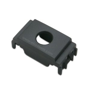 Vimar Idea Black - one-hole adapter