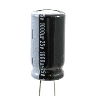 Electrolytic Condenser 1000uF 25 Volt 105 ° C Lelon 10x20 Taped
