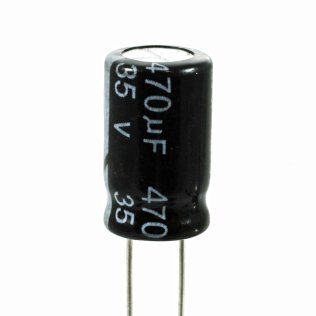 Electrolytic Condenser 470uF 35 Volt 105 ° C JWCO 10x16 mm Taped