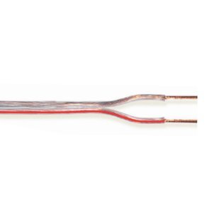 Piattina bipolare divisibile trasparente sezione 2x1,5 mm 