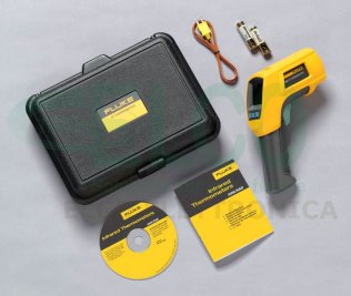 Fluke 566 Infrared and Contact Thermometer - 40°C to 650°C