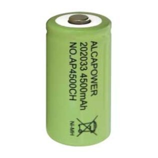 Rechargeable Battery Half Torch C 4.5Ah NiMH Alcapower