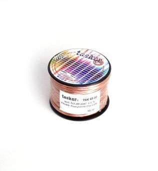 Tasker TSK63-10 Transparent ribbon Section 2x1 mm Coil 10 meters