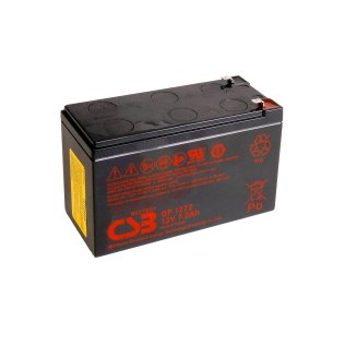 CSB GP1272 Lead-acid sealed battery 12V 7,2Ah faston 4,8mm