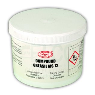 MS12 White Silicone Grease 1 Kg Jar