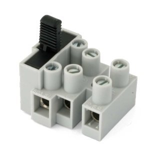 Adels 503SI-3D 3-way terminal block with fuse holder