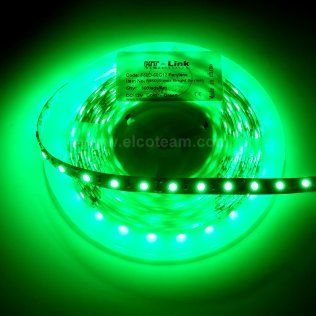 LED Strip 5 Meters Green Color 12VDC 14.4W / m IP65