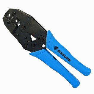 Crimping pliers for RG58, RG59, RG62 and RG174 crimp connectors