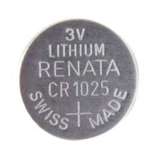 Renata CR1025 3 Volt Lithium Button Battery