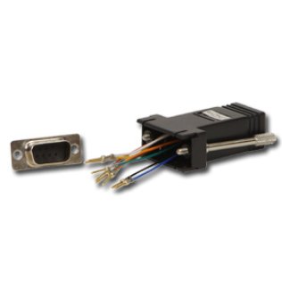 Modular 9-pole M / RJ-45 adapter