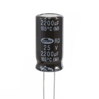 Electrolytic Condenser 2200uF 25V 105 ° C Samwha 12.5x25
