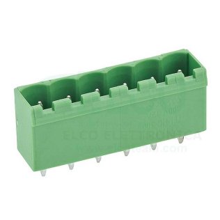 Connector Vertical Male 6 poles 5mm pitch Tianli TLPHC-200V-06P