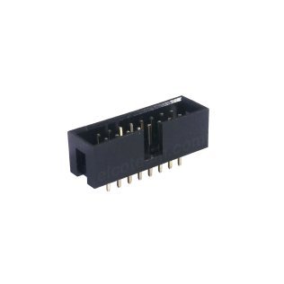 Male connector 16-pin Vertical PCB PCB pitch 2.54 mm for IDC Connfly sockets