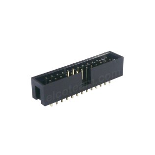 26-pin male connector Vertical PCB 2.54 mm pitch for IDC Connfly sockets
