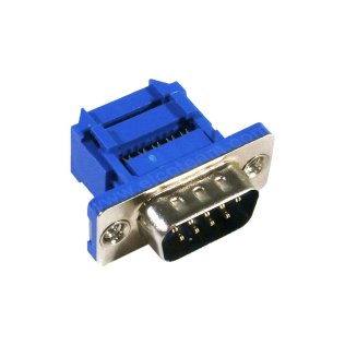 9-pin Male D-Sub Connector for Flat Connfly Cable DS1036-09MPU2PX