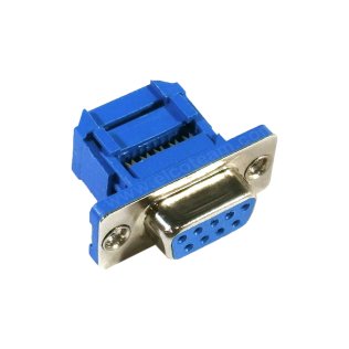 9-pin female D-Sub connector for Flat Cable