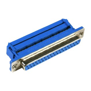 37-pin female D-Sub connector for Flat Cable