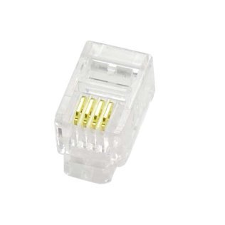 Connettore RJ10 4P4C 4 Posti e 4 Contatti a Crimpare 