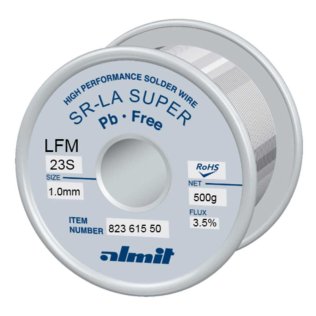 Almit 82361550 Tin Alloy Floss SC Flux REM1 diameter 1mm 500 grams