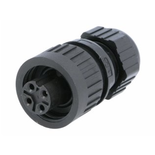 Hirschmann CA3LD Female IP67 4-pole Handwheel Connector