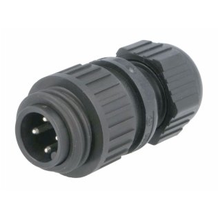 Hirschmann CA3LS 4-pole IP67 male connector