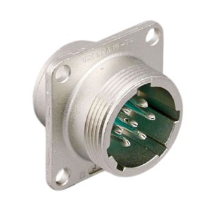 SRCN2A16-7P 7 Poles Male Threaded Panel Plug