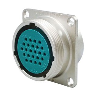 SRCN2A25-24S 24 Poles Female Threaded Panel Socket