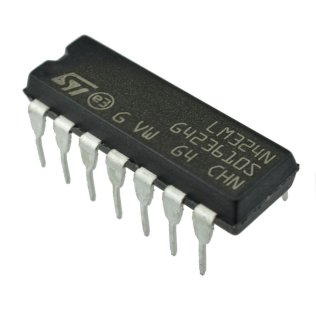 STMicroelectronics LM324N Quadruple Operational Amplifier