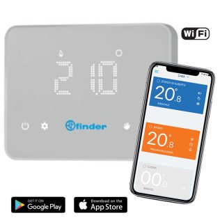 Cronotermostato Touch Screen Digitale Finder BLISS WiFi 1C.91.9.003.0W07