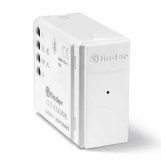 Finder 15.71.8.230.B200 Dimmer Bluetooth con 1 uscita 200 Watt - YESLY colore Bianco