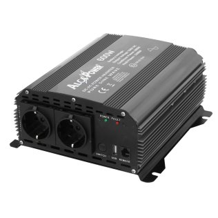 AlcaPower IRP600-24 Pure Sine Wave Inverter 600 Watt 24VDC - 230VAC