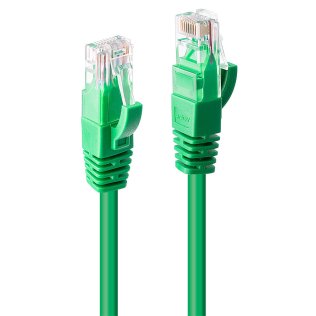 Cat6 UTP Network Cable 0-5m Green
