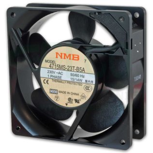 NMB 4715MS-23T-B5A-D00 Ventilatore 119X119x38mm 230VAC su cuscinetto a sfere