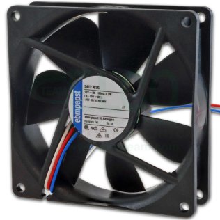 EBMPAPST 3412 N/2 G Ventilatore 92x92x25mm 12VDC tachimetrica a 3 fili